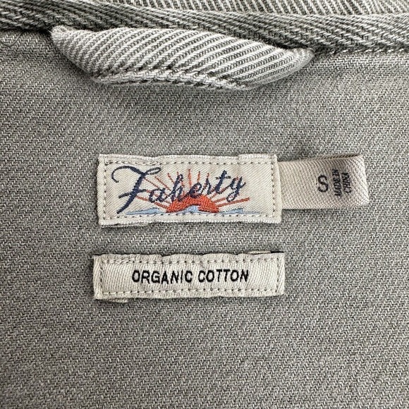 Faherty Womens Overland Twill Jumpsuit Small Olive Green Utility Flight FLAWED - Picture 13 of 16